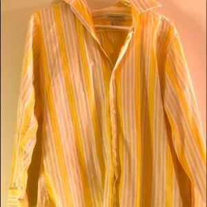 Banana Republic, Men’s Medium, Yellow Plaid button-down